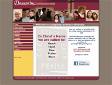 Tablet Screenshot of dayspringcf.us